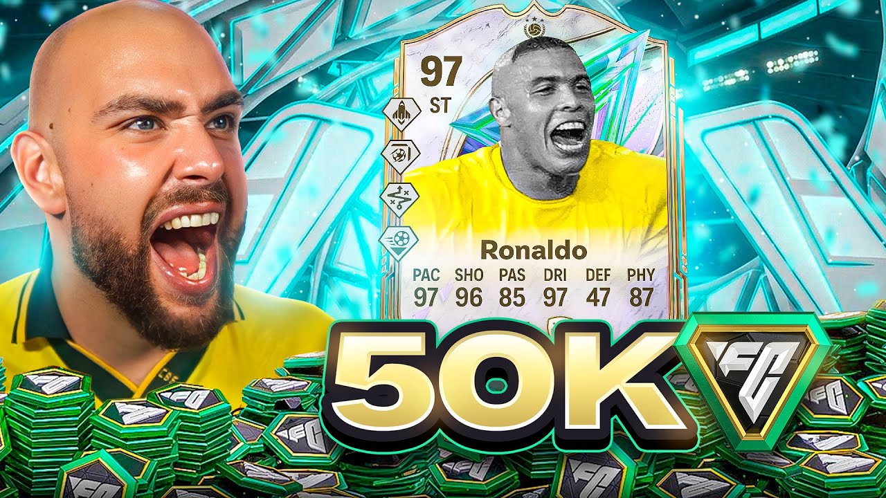 50K FC Points Decides My Team w/ 97 GREATS OF THE GAME R9 RONALDO!