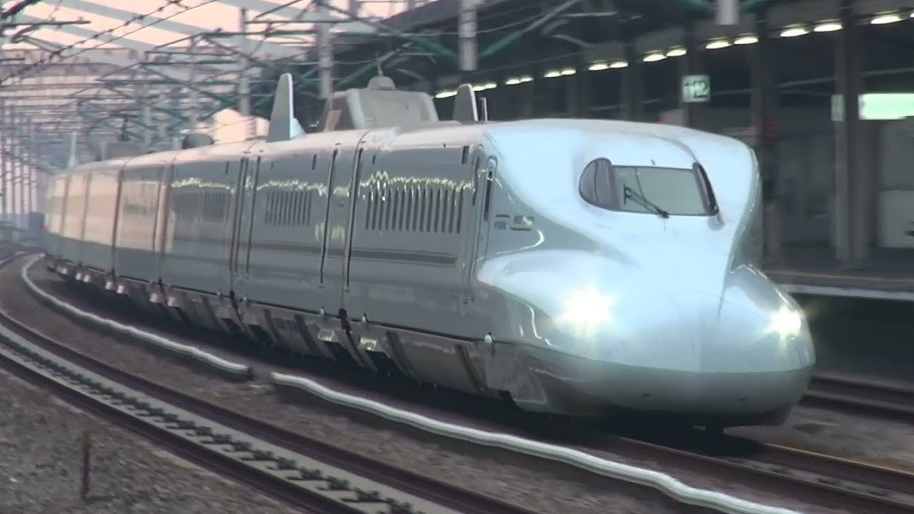 N700A N700系 700系新幹線 山陽新幹線 高速通過！Japanese Bullet Train - Shinkansen
