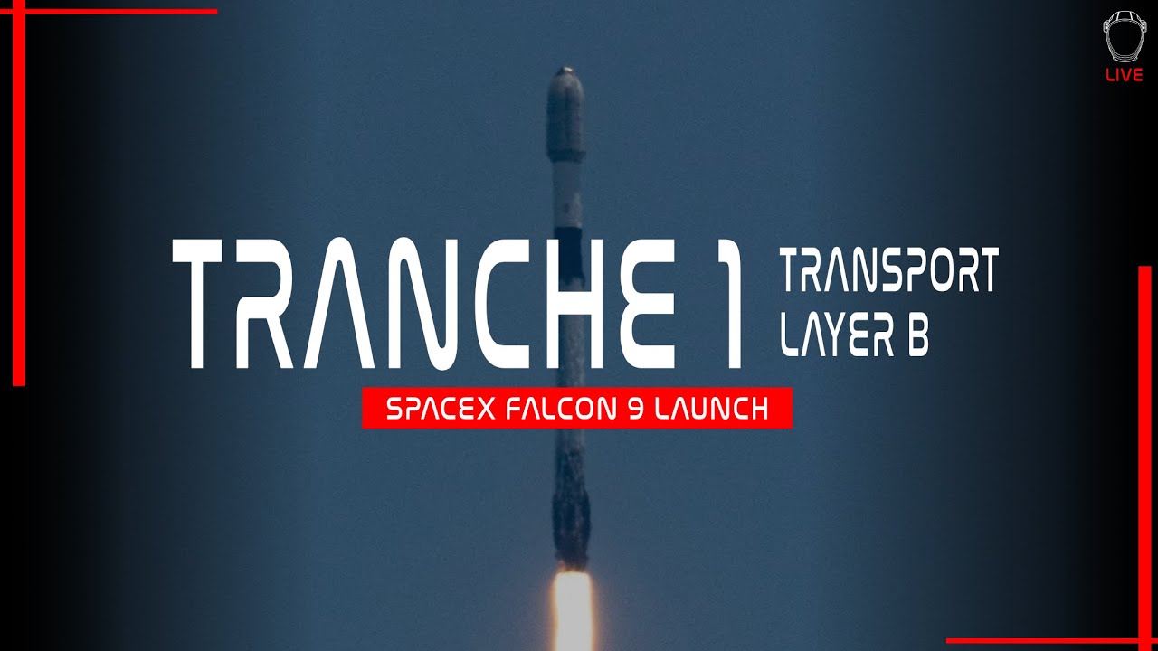 START! Start SpaceX Tranche 1 Transport Layer B z Vandenberg w Kalifornii