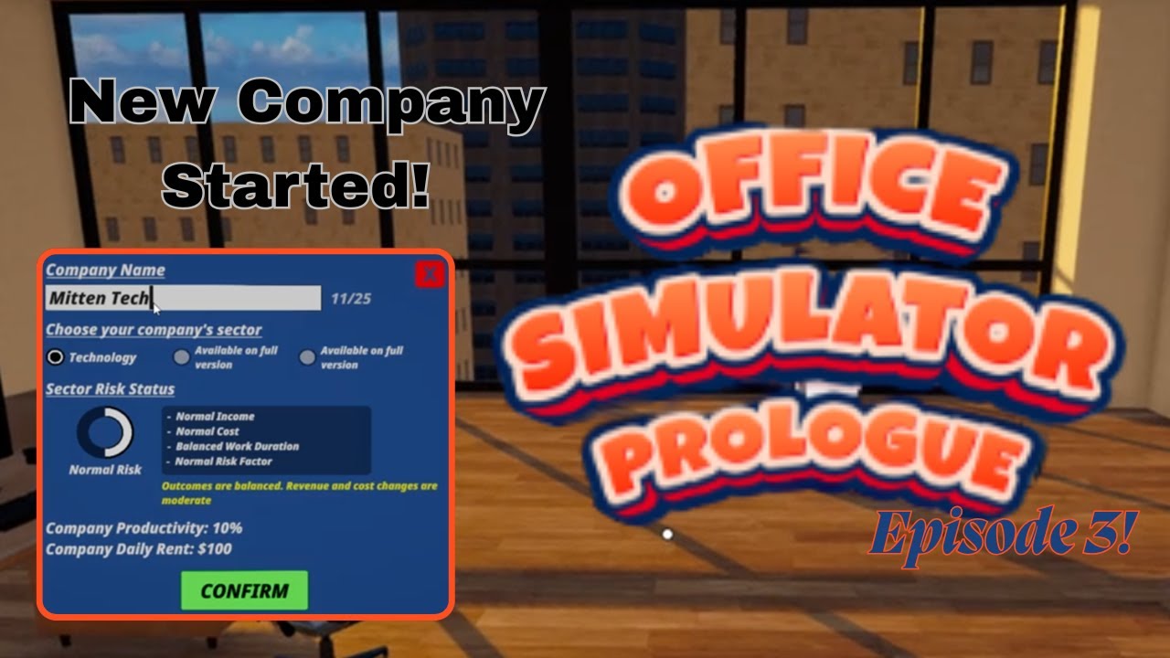 Office Simulator Gameplay - We Finally have a Company! Episode 3