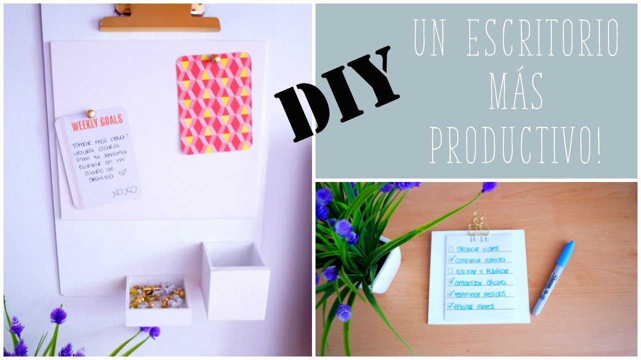 DIY Un escritorio más productivo! | Julieta Jareda