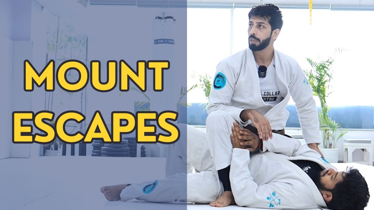 Mount Escapes - Dealing with Grapevine, Technical Mount | Jiu Jitsu Class (with Subtitles)