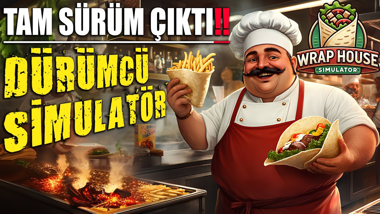TAM SÜRÜM GELDİ !! DÜRÜMCÜ SİMULATÖR İLK OYNANIŞ VE GELEN YENİLİKLER | WRAP HOUSE SIMULATOR !!