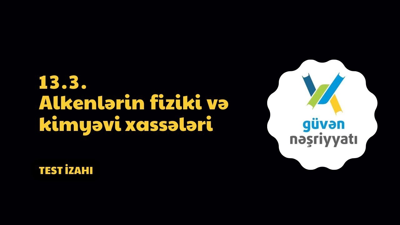 Güvən kimya test toplusu, 