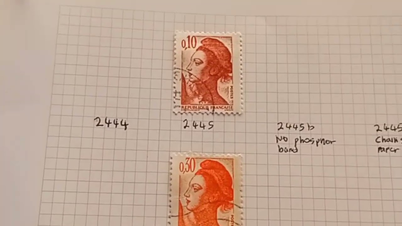 The History of French Stamps and my French stamp collection progress ( new version )