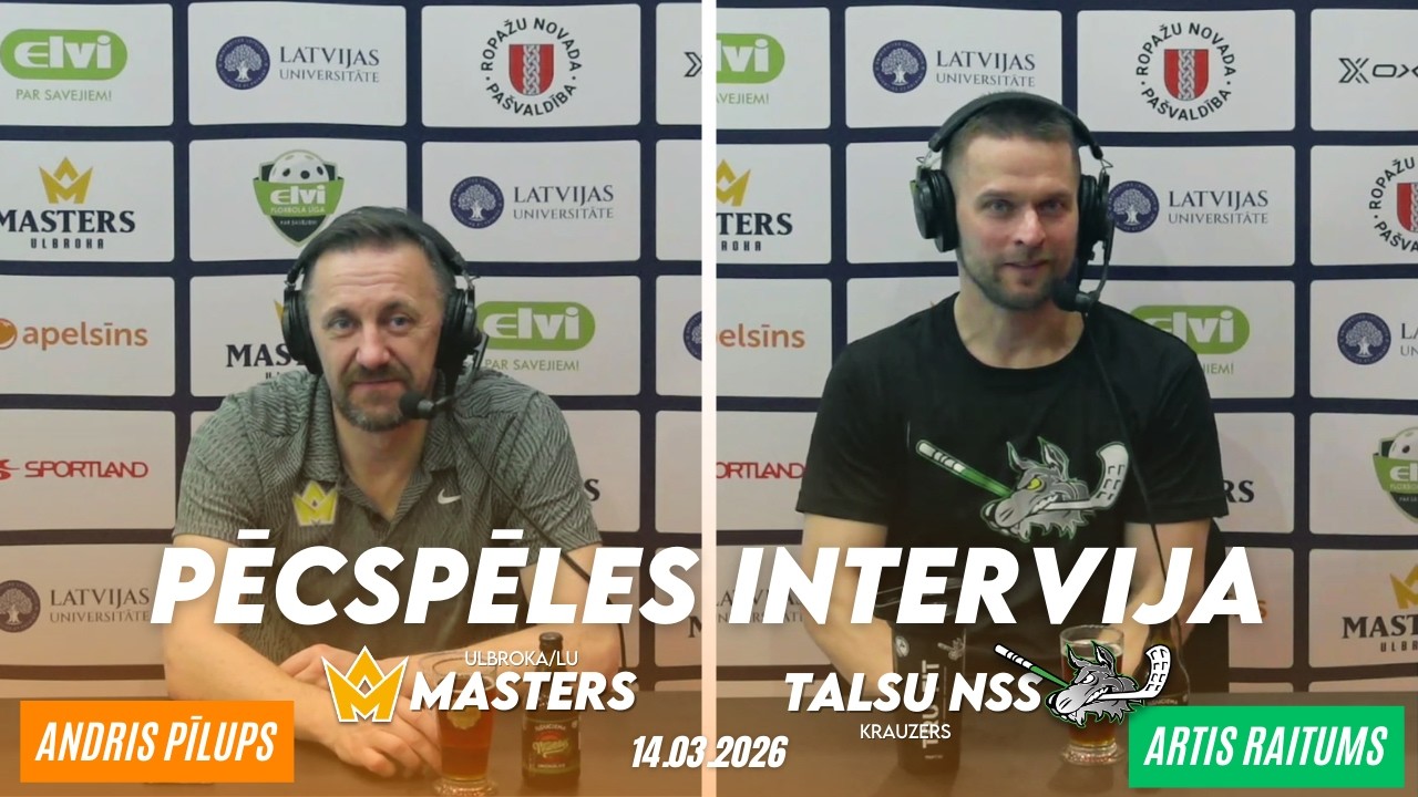 Elvi līga vīriešiem: 1/2F 1.spēle Masters Ulbroka/LU - Talsu NSS/Krauzers | Pēcspēles intervija