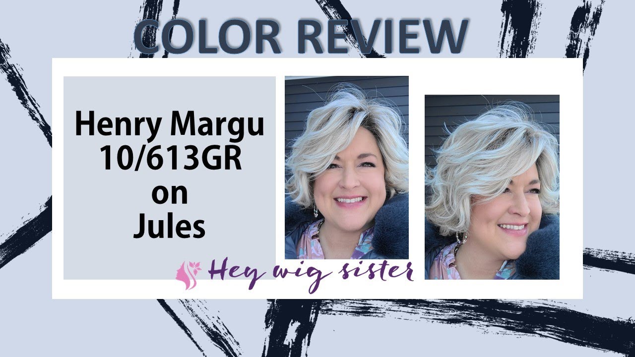 Henry Margu 10/613GR в сравнении с 88GR, оба на Jules-Сравнение цветов парика Blonde
