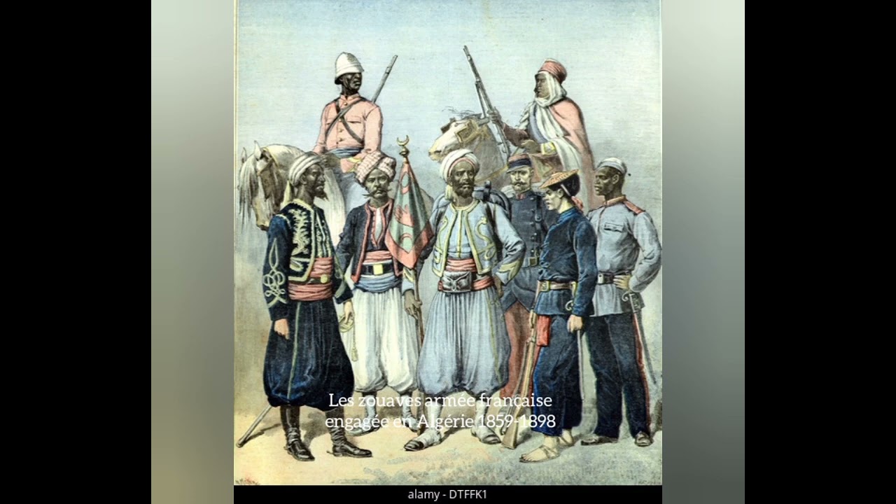 aziouz45,: arm&eacute;e fran&ccedil;aise zouave en Alg&eacute;rie,1859-1898