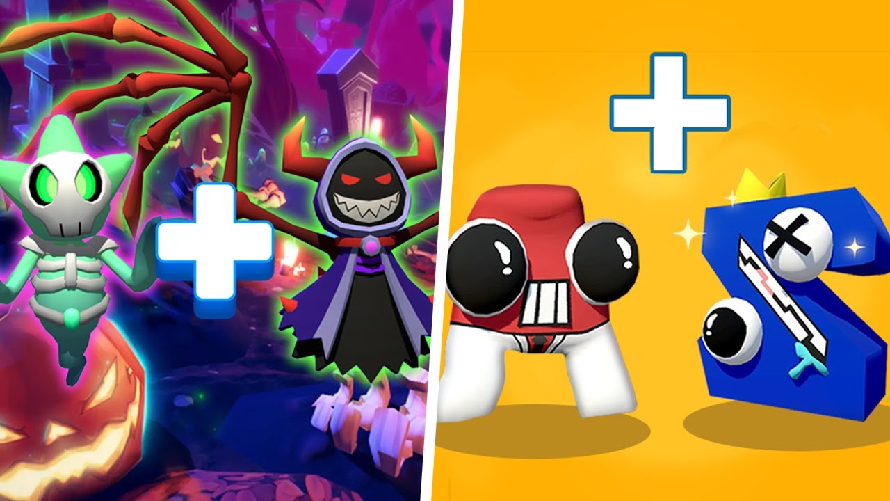 Halloween Monster: Merge Master vs Alphabet Combine Merge - 1⭐ Merge Battles