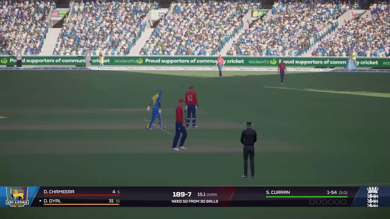 ICC Mens T20 World Cup26 SRI VS ENG  2nd  innings #cricket26 Hardest Mode