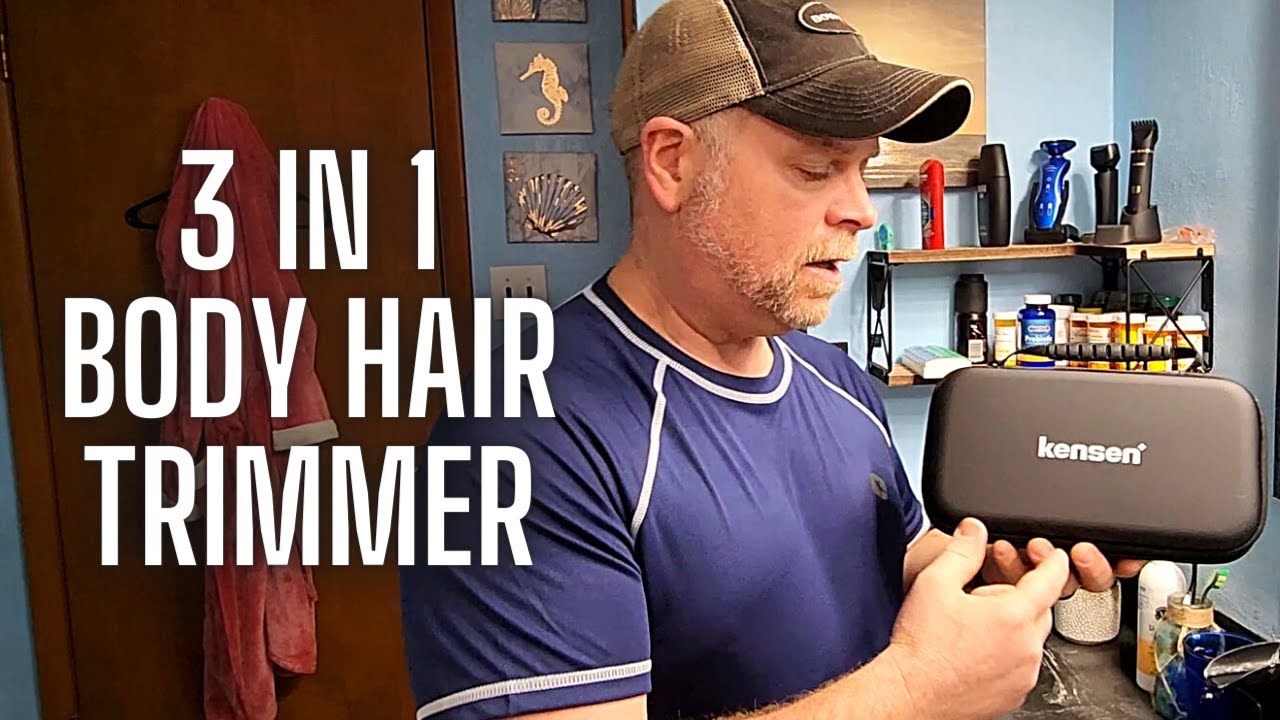 Kensen Body Hair Trimmer | 3-in-1 Electric Body Groomer