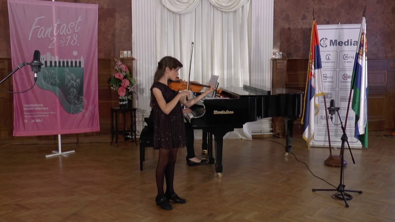 Natalja Baklanova - Concertino in d minor (Hana Rostohar 10 years)