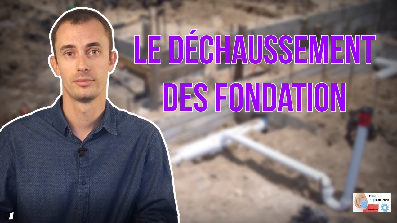 Le déchaussement des fondations et l'apparition de fissures