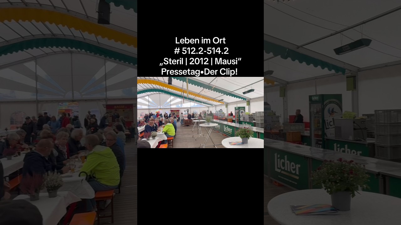 Leben im Ort # 512.2-514.2&bdquo;Steril | 2012 | Mausi&ldquo; Pressetag&bull;Der Clip!