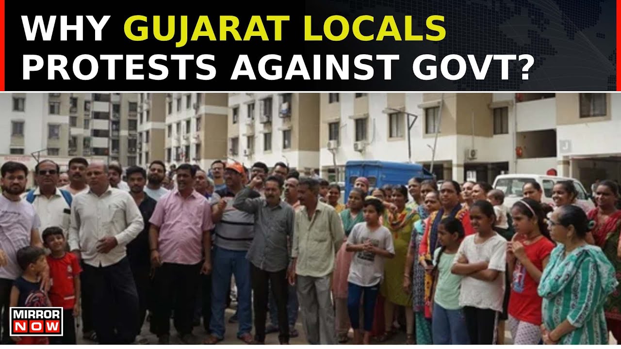 Locals Stage Protest In Vadodara Over Flat Allotted To Muslim, Authorities Sights Law & Order?