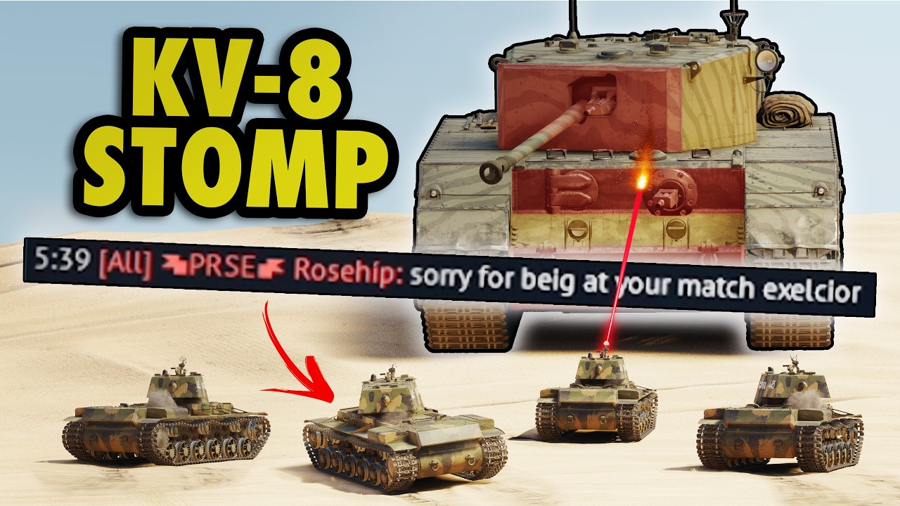 KV-8's Wish They NEVER SPAWNED - Excelsior in War Thunder