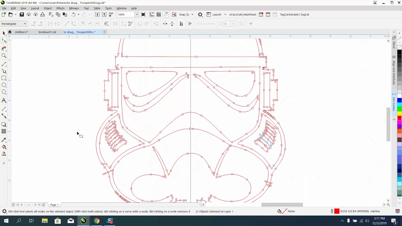 Corel Draw Tips & Tricks Reduce nodes and clean up Part 1