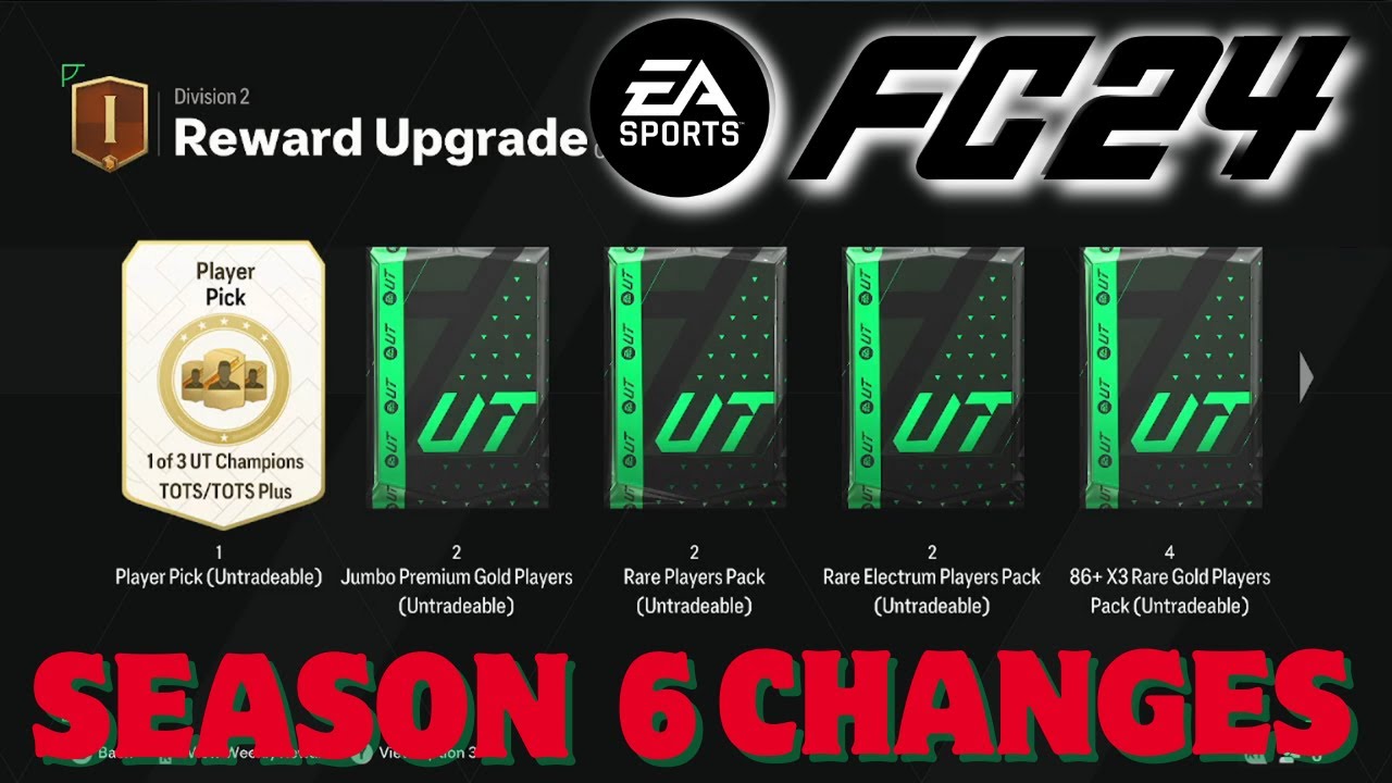 EA FC 24: SEASON 6 OBJECTIVES AND REWARDS CHANGES!
