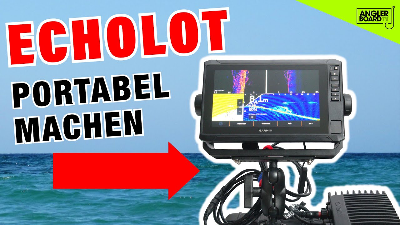 Echolot portabel machen | mobilen Fischfinder Koffer selber bauen | Garmin Livescope | Teil 1