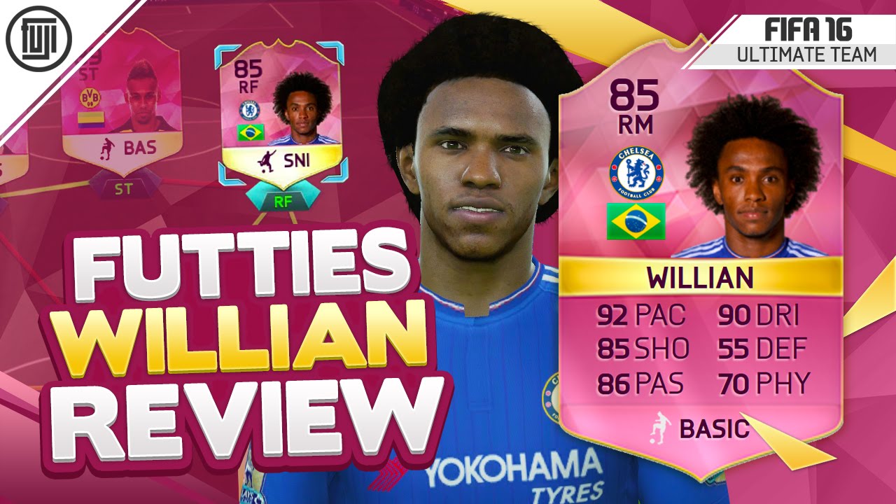 FIFA 16 FUTTIES WILLIAN PLAYER REVIEW! (85) - FIFA 16 Ultimate Team
