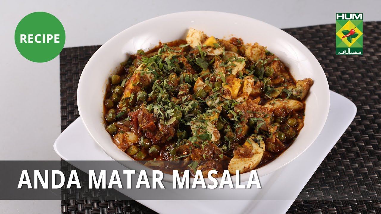 Anda Matar Masala Recipe | Lazzat | Masala TV | Samina Jalil | Desi Food