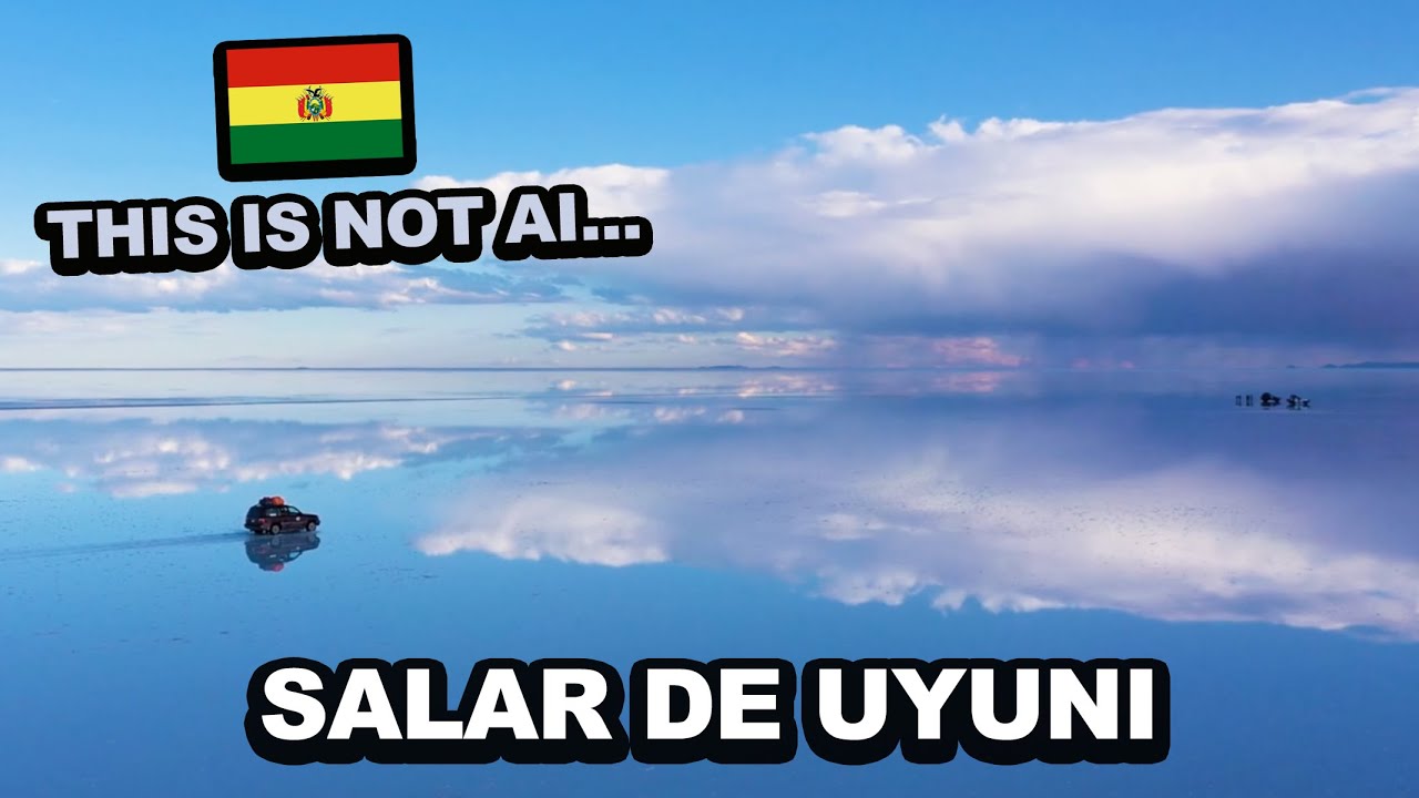 🇧🇴 THIS IS NOT AI... THIS IS SALAR DE UYUNI IN BOLOVIA! 🇧🇴