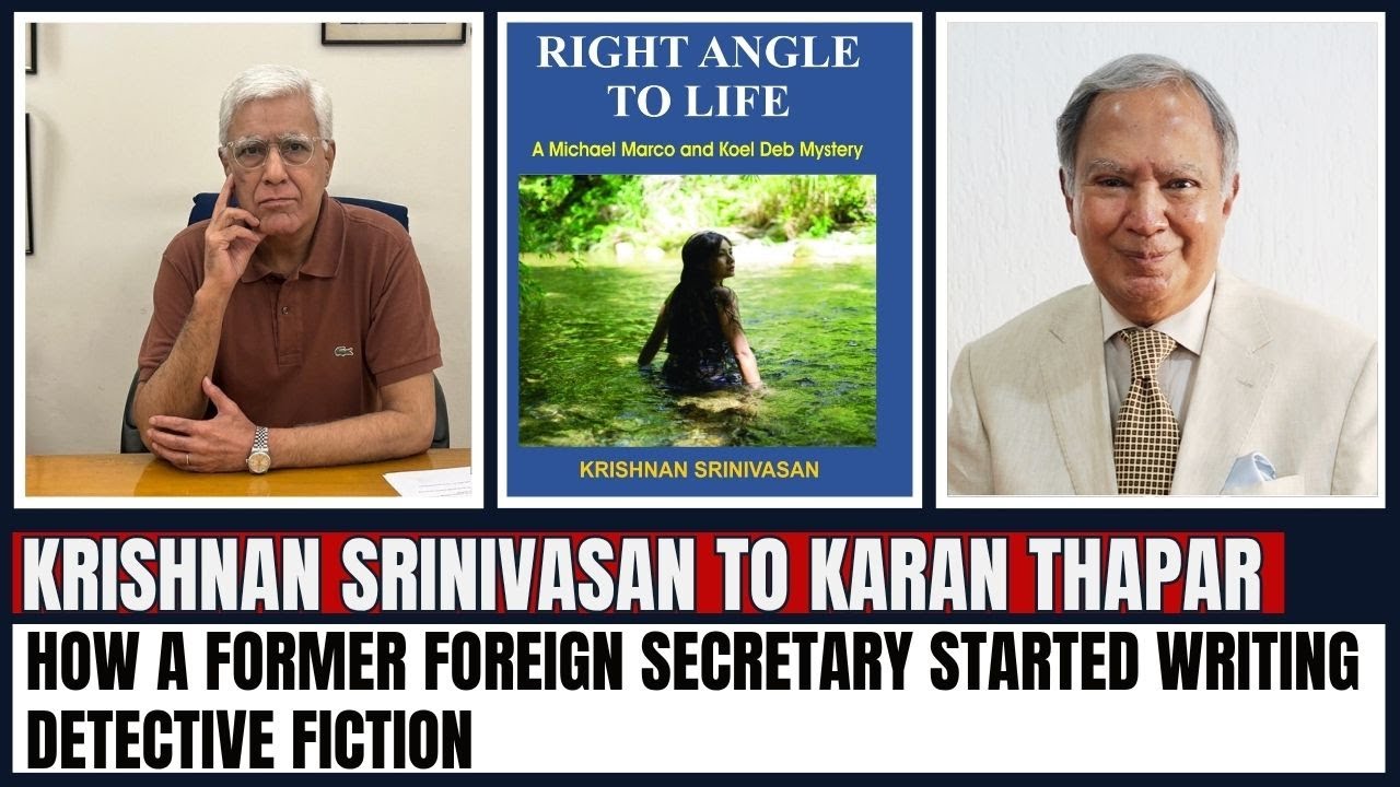 Krishnan Srinivasan: How a former foreign secretary started writing detective fiction