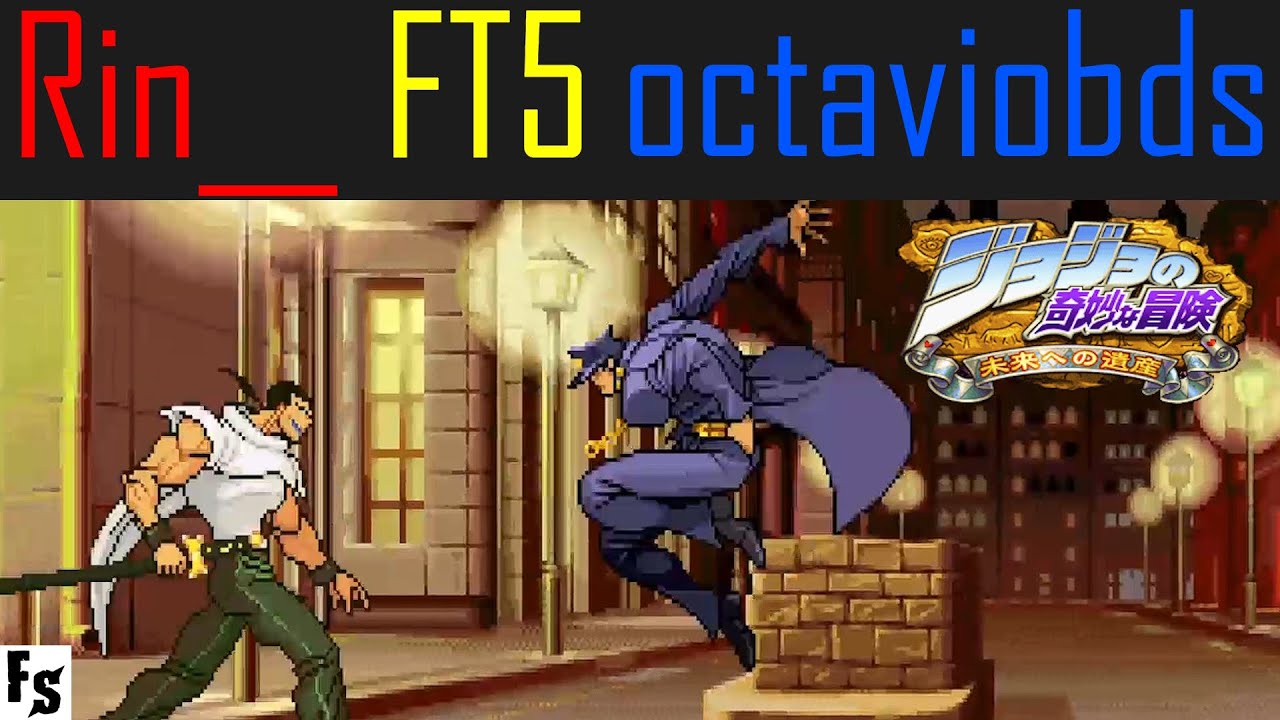 JJBA: Heritage for the Future - Rin__ [Chaka/DIO] vs octaviobds [Polnareff/Jotaro] (Fightcade FT5)