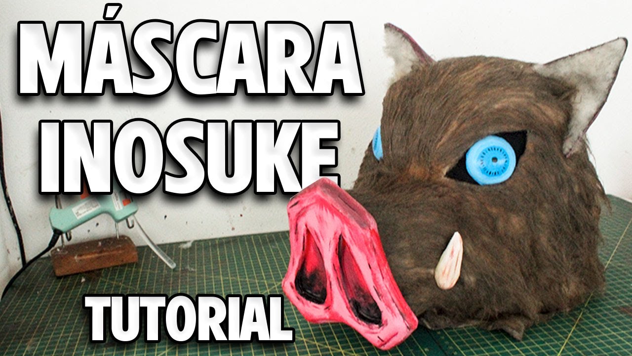 Tutorial Mascara de Inosuke Hashibara DEMON SLAYER / INOSUKE MASK TUTORIAL