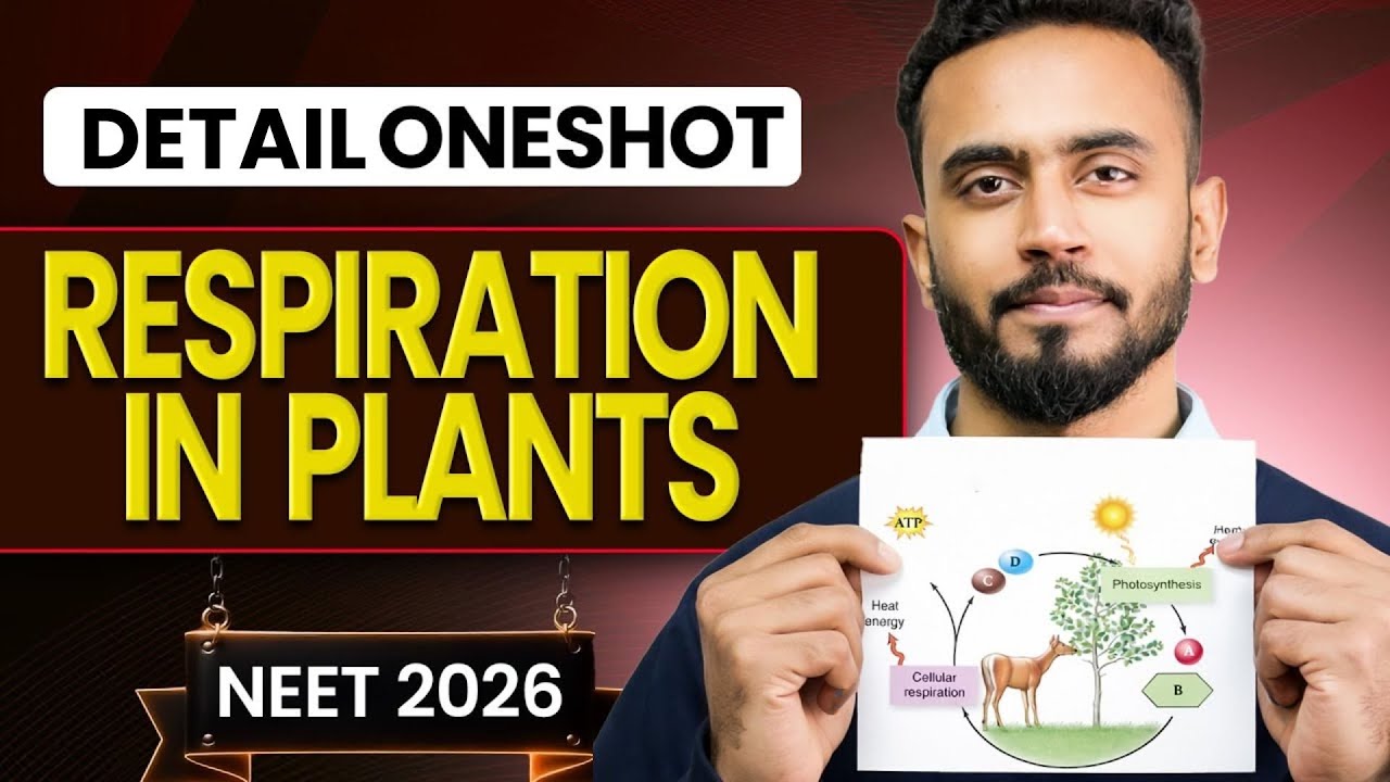 Respiration in Plants Oneshot for NEET | Yoddha 2026 | Siba Sir