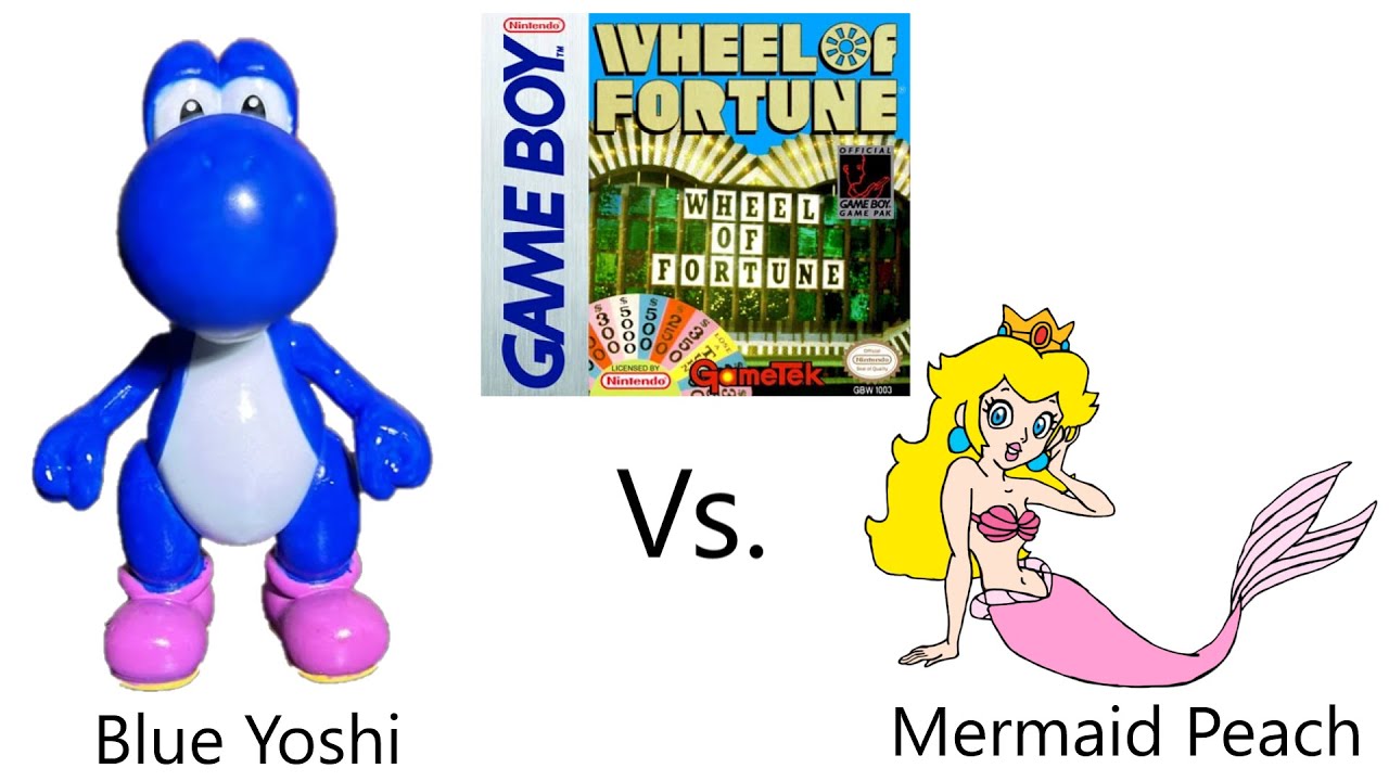 Wheel of Fortune Game Boy Season 3 Episode 101 (Blue Yoshi vs. Mermaid Peach)
