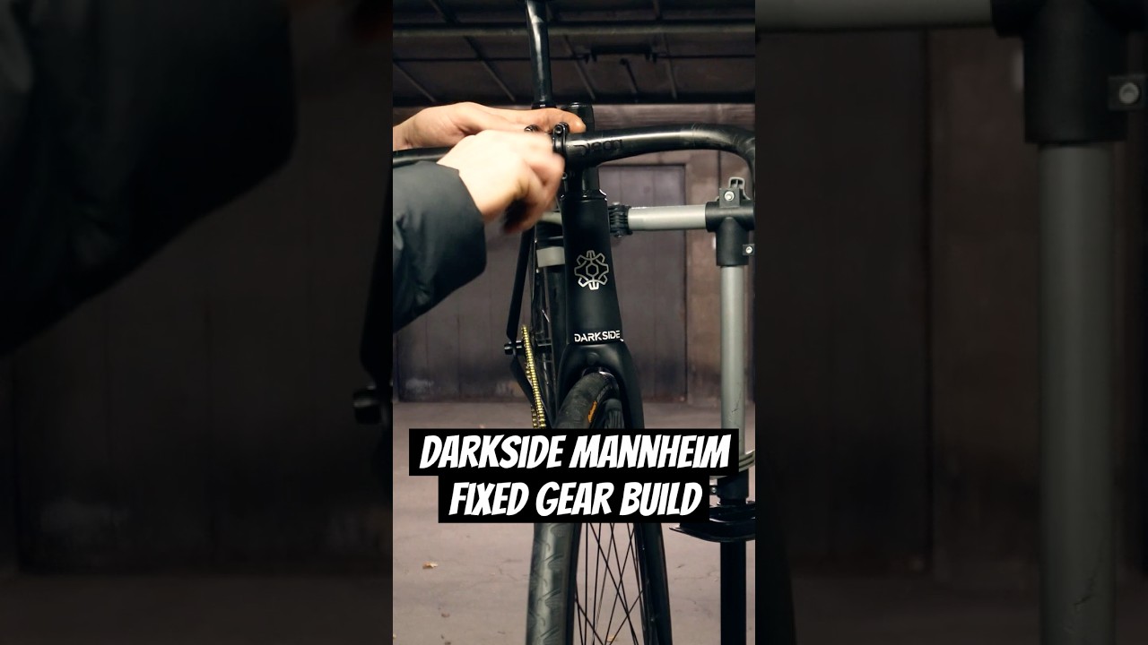Darkside Mannheim ⚙️ Fixie build👇 Full length link below #fixedgear #bikebuild #fixie #trackbike