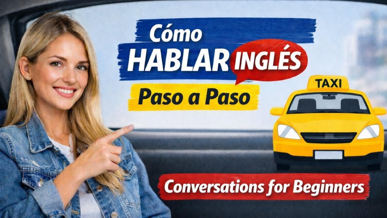 Cómo HABLAR INGLÉS Paso a Paso | Conversaciones para Principiantes | En un Taxi