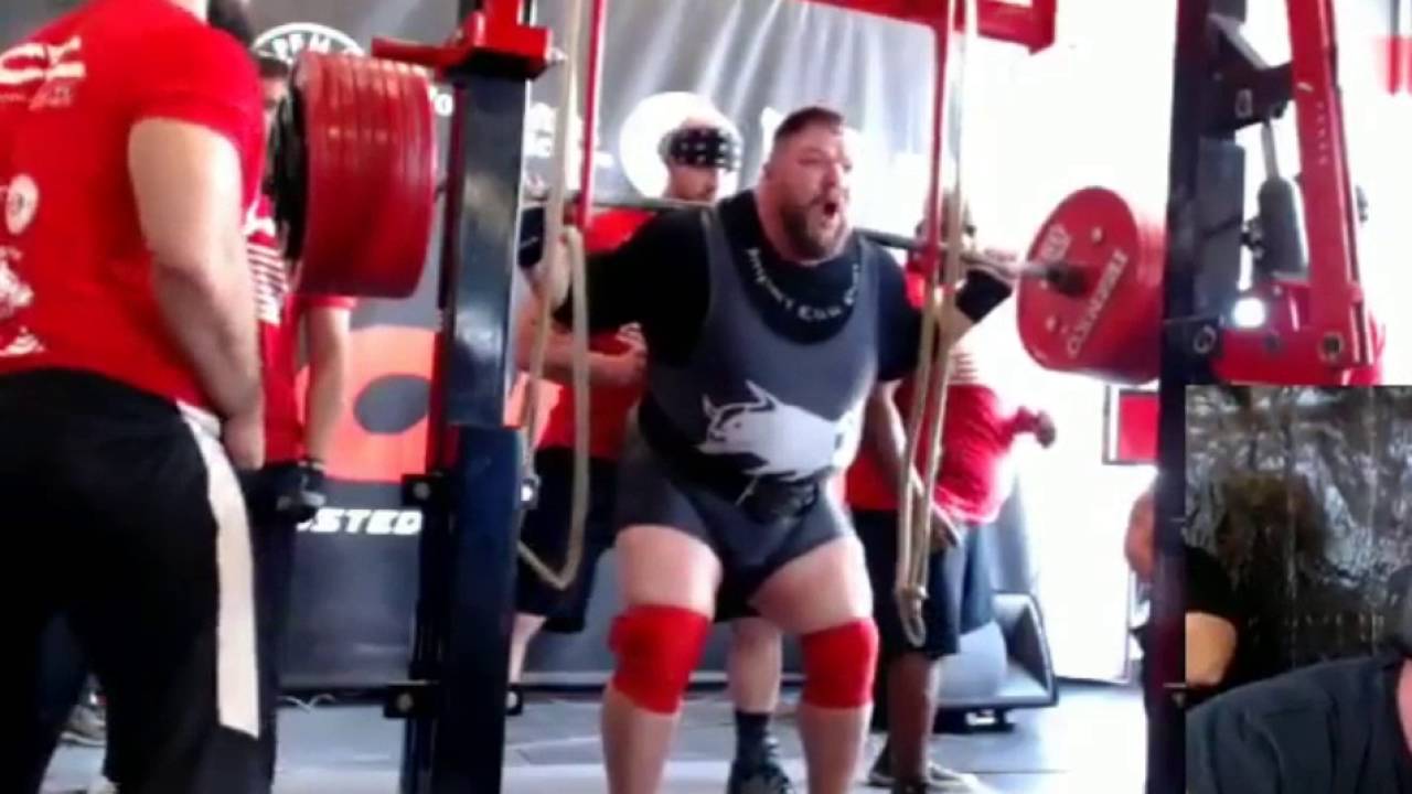 J.P. Price 1003lb raw squat at Gracie V's RPS meet.