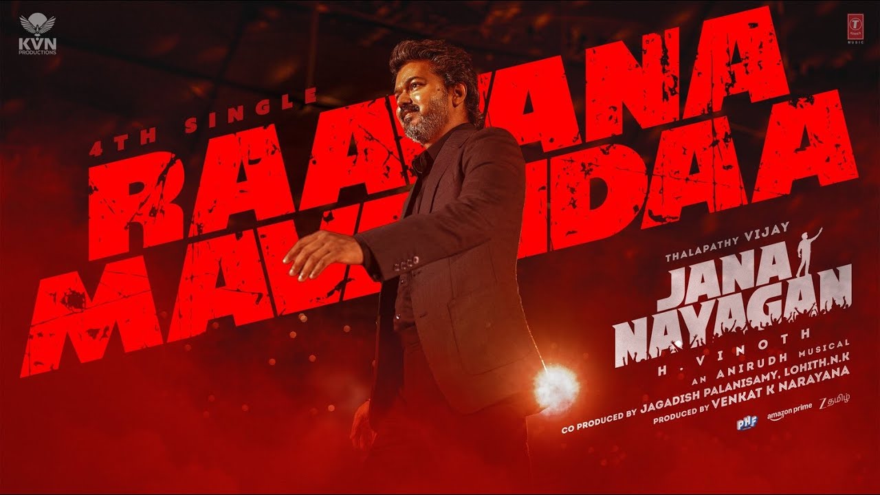 Jana Nayagan - Raavana Mavandaa Lyrical | Thalapathy Vijay | Pooja Hegde | H Vinoth | Anirudh | KVN