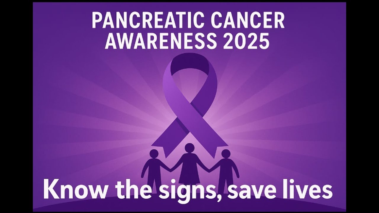 Pancreatic Cancer  Awareness 2025 #pancreaticcancer #pancreaticcancerawareness #knowthesigns
