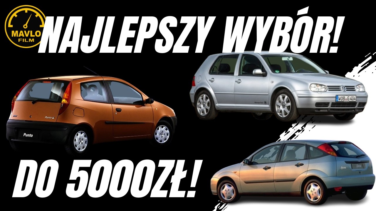 5 AUT ZA 5000 ZŁ! Tymi samochodami ZASKOCZYSZ każdego! | Piątka za piątkę