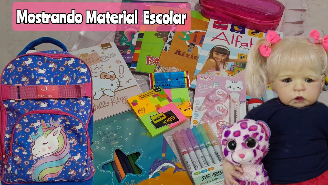 Mostrando Material Escolar da Minha Bebê Reborn