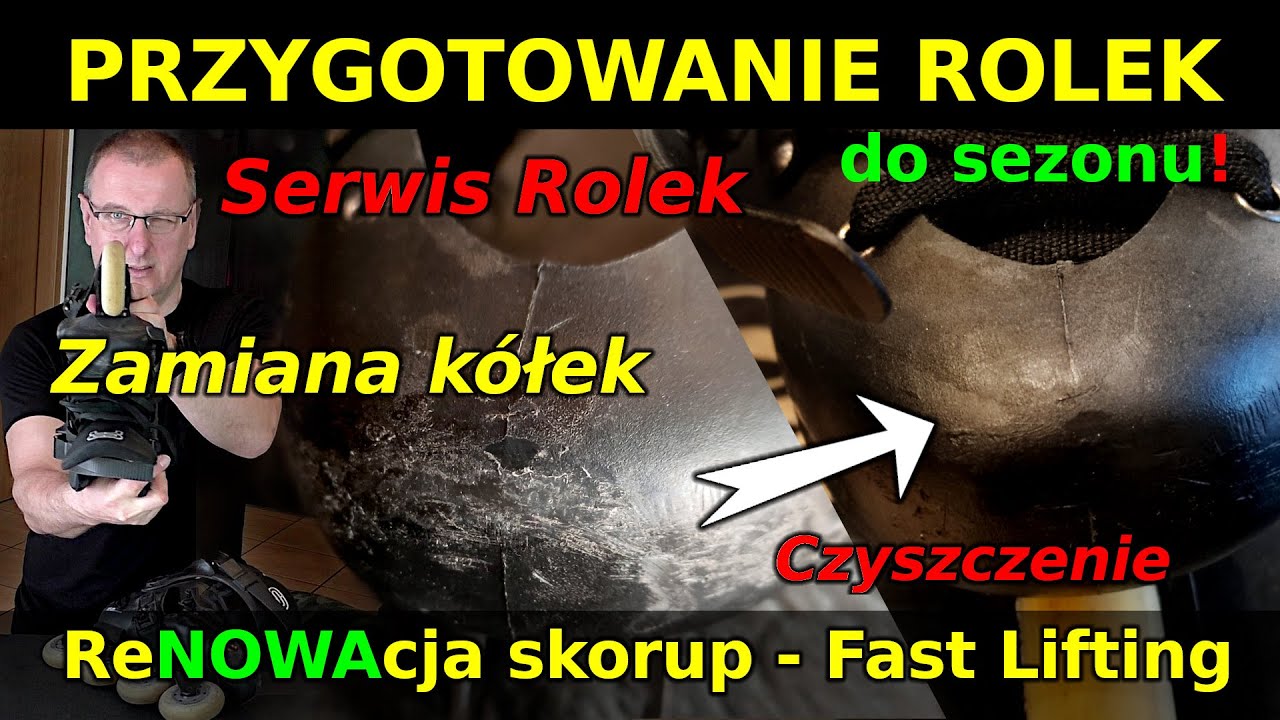 Rolki 083 –Przygotowanie rolek do sezonu –Czyszczenie rolek, wymiana kółek w rolkach -Serwis rolek