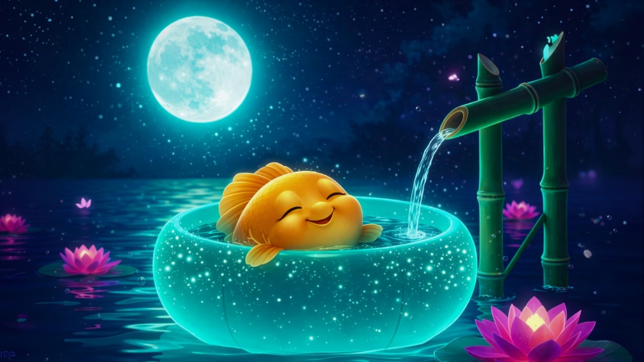 Bamboo Water Fountain 12 HOURS 🌿 Gentle White Noise for Sweet Dreams ✨😴