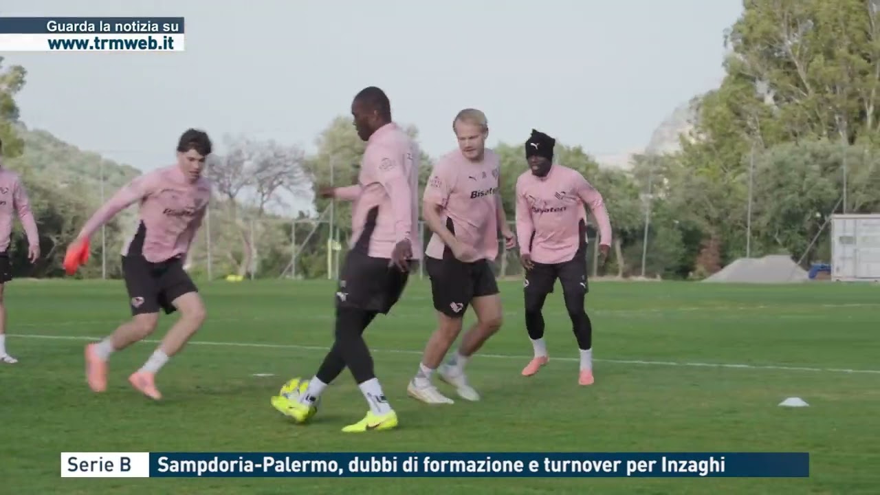 Serie B - Sampdoria-Palermo, dubbi di formazione e turnover per Inzaghi