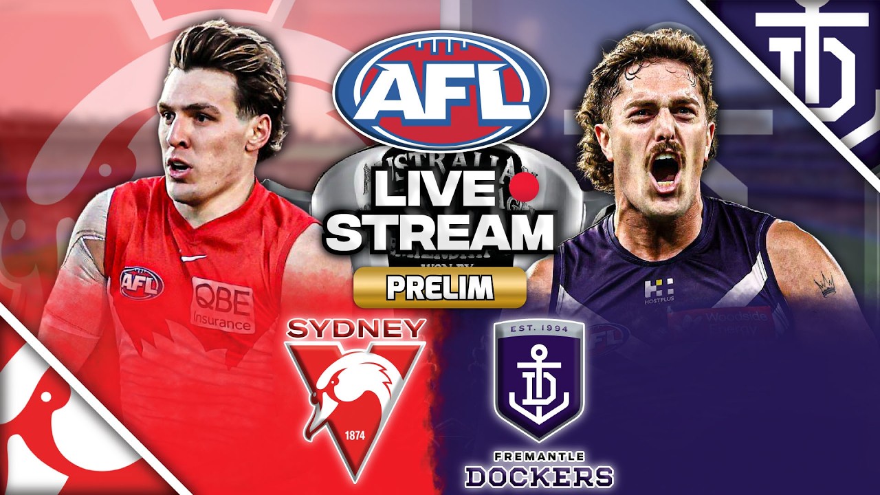 Sydney Swans vs Fremantle | AFL Preliminary Final, 2026 Live Watch Along