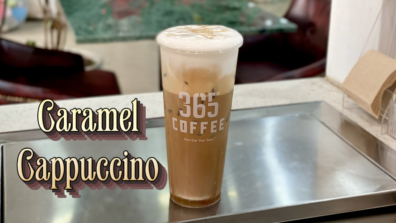 Cafe Vlog EP.1893 | Caramel Cappuccino | Coffee Caramel