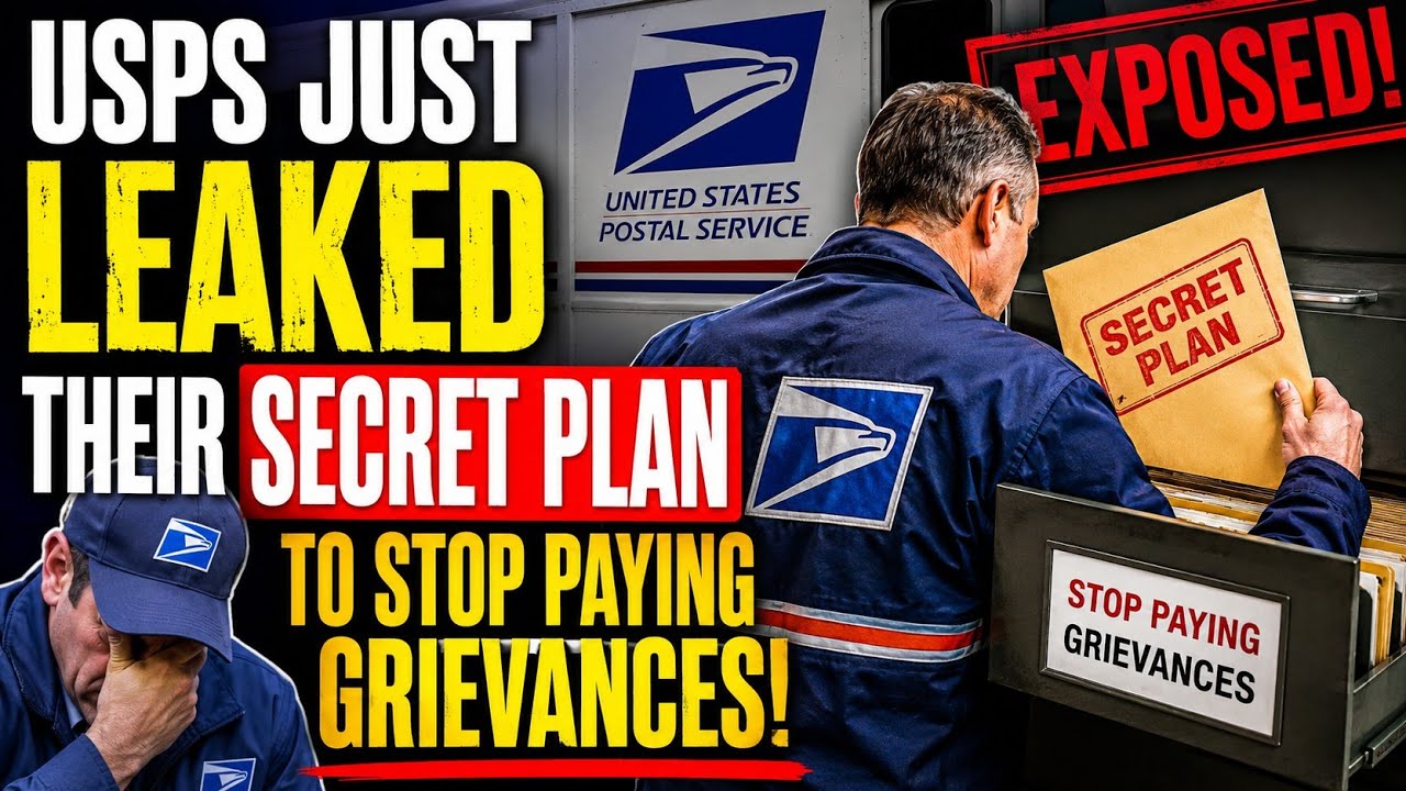USPS Just Leaked Their Secret Plan to Stop Paying Grievances!