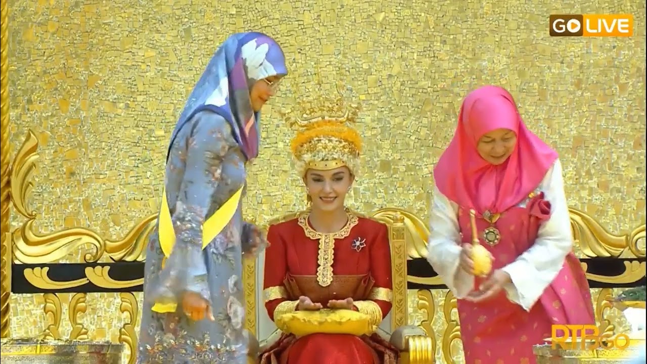 Royal Wedding Brunei - Majlis Berbedak Pengantin Diraja Prince Mateen & Dyg Anisha Rosnah (11042024)