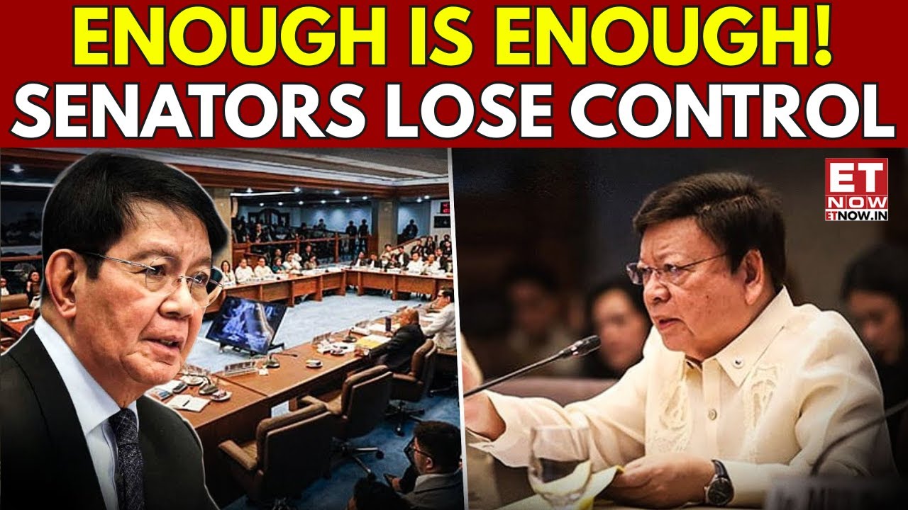 Philippines LIVE: Senators EXPLODE In Unbelievable Showdown | ET Now | Senate Live | Breaking News