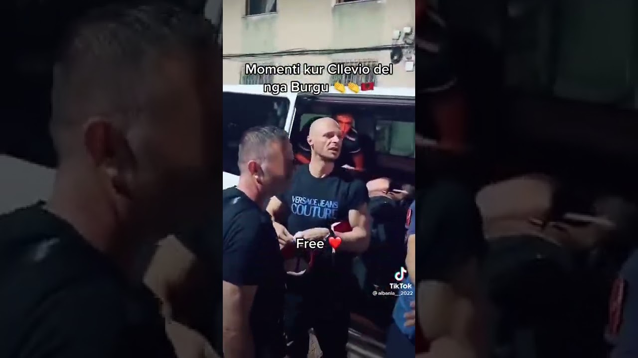 Momenti kur Cllevio lirohet nga burgu