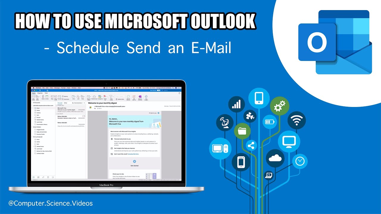 How to SEND an Email (Scheduled) for Microsoft Outlook Using a Mac - Basic Tutorial | New