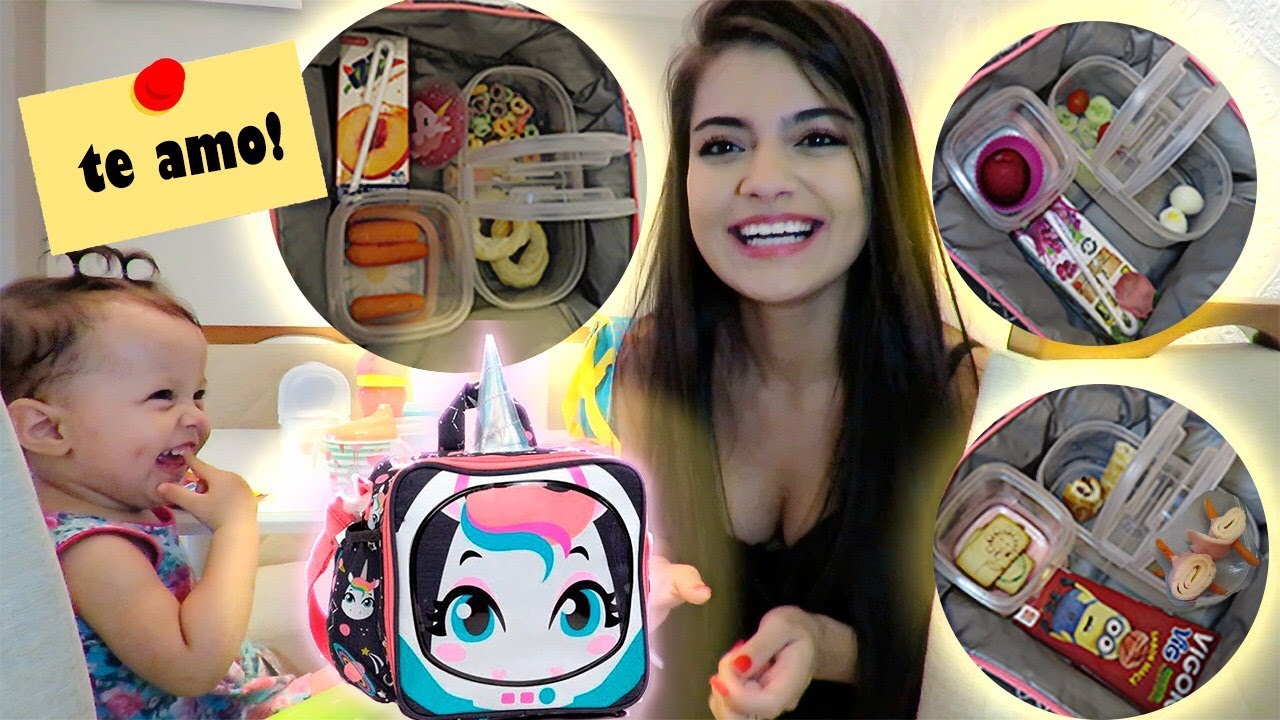 PREPARANDO A LANCHEIRA DA ESCOLINHA