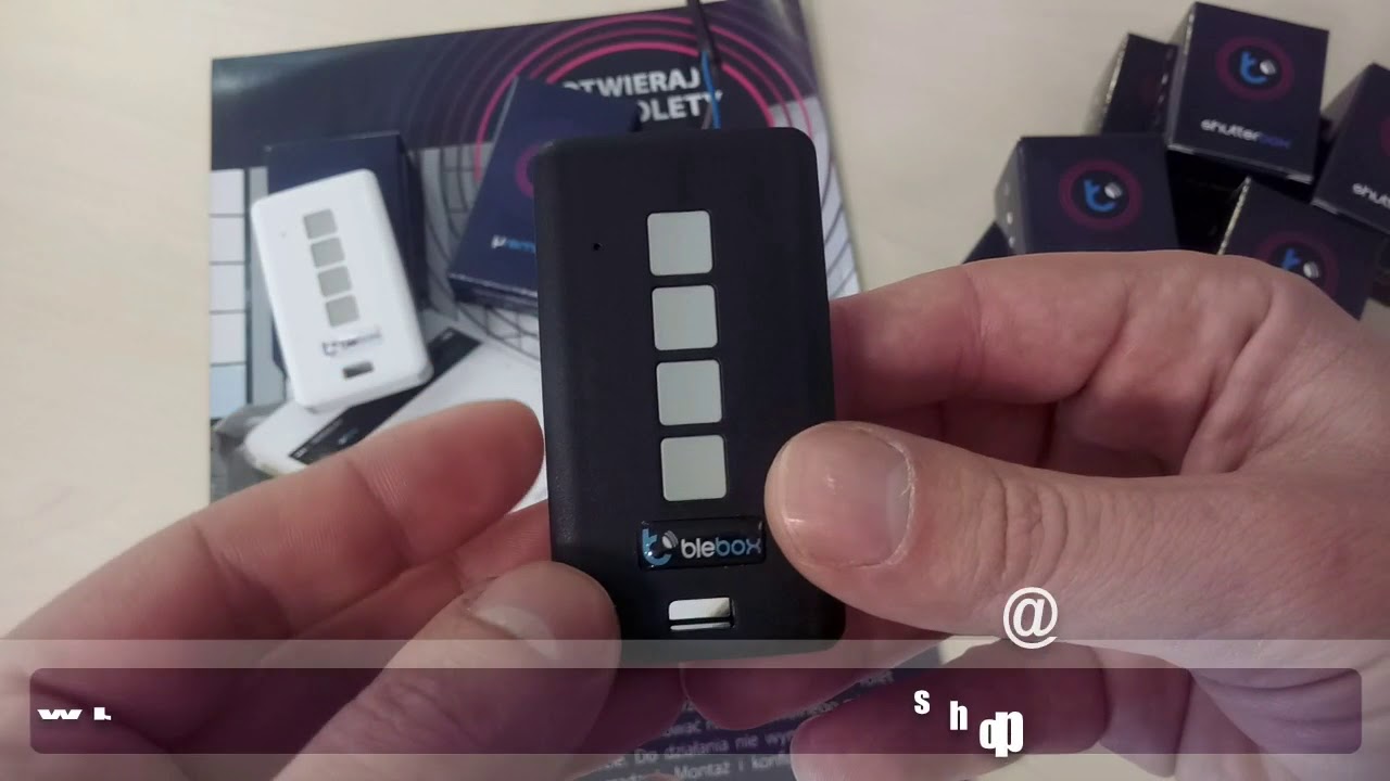 Pilot uRemote Blebox ! Wygląd, opis, pierwsze uruchomienie! wroLED.pl
